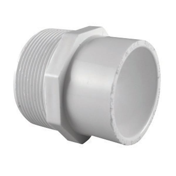 Charlotte Pipe And Foundry Charlotte Pipe Schedule 40 1-1/2 in. MPT X 2 in. D Slip PVC Reducing Adapter 1 pk PVC 02110 1400 - main
